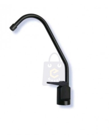 Rubinetto erogatore depuratore acqua osmosi inversa modello levetta 1 via colore nero