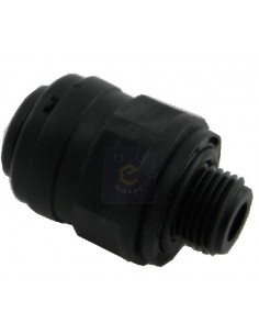 Raccordo maschio BSP tubo 6mm per filetto maschio 1/4
