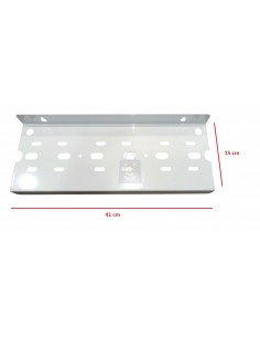 Staffa tripla per contenitore portafiltro 20''