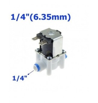 Elettrovalvola Solenoide 24V depuratore acqua osmosi inversa attacco rapido 1/4