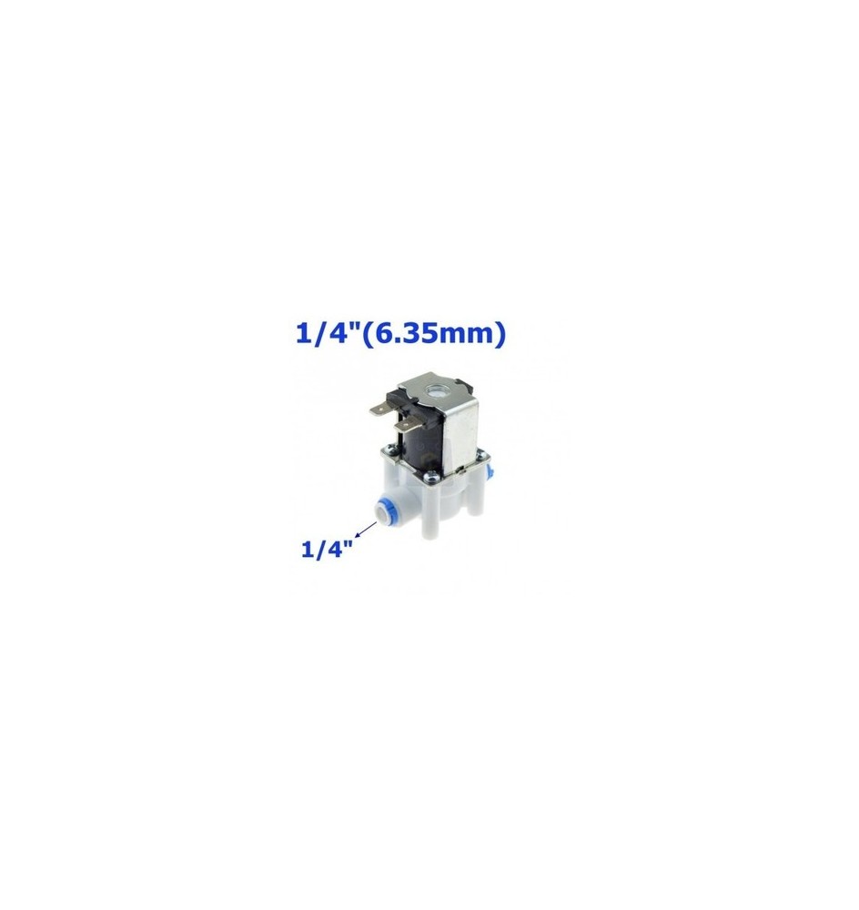 Elettrovalvola Solenoide 24V depuratore acqua osmosi inversa attacco rapido 1/4