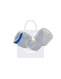 Raccordo gomito tubo 1/4 per filetto maschio 3/8 depuratore acqua osmosi inversa